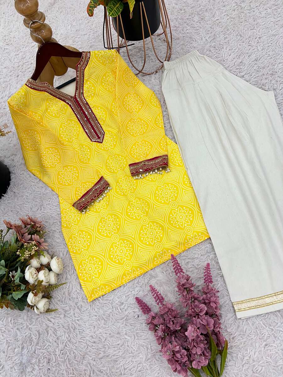 NEW ARRIVAL FRENCH CREPE DIGITAL PRINT WITH EMBROIDERY SEQUENCE WORK TOP PATIYALA FORMAL WEAR WHOLESALE PRICE ETHNIC GARMENT (8)