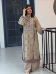 NEW ARRIVAL GEORGETTE EMBROIDERY SEQUENCE WORK WITH MOTI WORK TOP PALAZZO WITH DUPATTA PARTY WEAR WHOLESALE PRICE ETHNIC GARMENT (2)