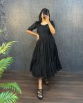 NEW ARRIVAL HAKOBA COTTON 6 PATTI TREDING DESIGN 3 MIDI LAYER ONE PIECE DAILY WEAR WHOLESALE PRICE ETHNIC GARMENT (8)