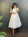 NEW ARRIVAL HAKOBA COTTON 6 PATTI TREDING DESIGN 3 MIDI LAYER ONE PIECE DAILY WEAR WHOLESALE PRICE ETHNIC GARMENT (13)