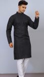 NEW ARRIVAL IMPORTED THREAD SEQUENCE WORK MEN’S KURTA PAYAJAMA FESTIVE WEAR WHOLESALE PRICE ETHNIC GARMENT (4)