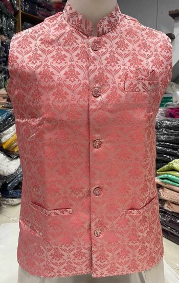 NEW ARRIVAL JACQUARD ONLY KOTI PEACH