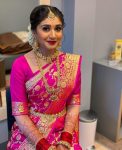 NEW ARRIVAL LICHI SILK JACQUARD WORK SAREE WITH UNSTITCHED BLOUSE PINK