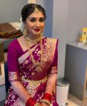 NEW ARRIVAL LICHI SILK JACQUARD WORK SAREE WITH UNSTITCHED BLOUSE BRIDAL WEAR WHOLESALE PRICE ETHNIC GARMENT (6)