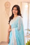 NEW ARRIVAL LINEN SLAB WEAVING WORK SAREE WITH UNSTITCHED BLOUSE FESTIVE WEAR WHOLESALE PRICE ETHNIC GARMENT (11)