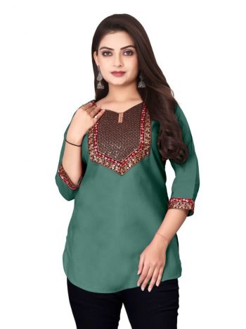 NEW ARRIVAL MAGIC COTTON LACE WORK TOP RAMA