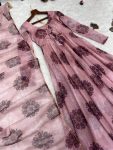 NEW ARRIVAL ORGANZA TABBY SILK DIGITAL PRINT AND HANDWORK ANARKALI GOWN BOTTOM WITH DUPATTA FESTIVE WEAR WHOLESALE PRICE ETHNIC GARMENT (5)
