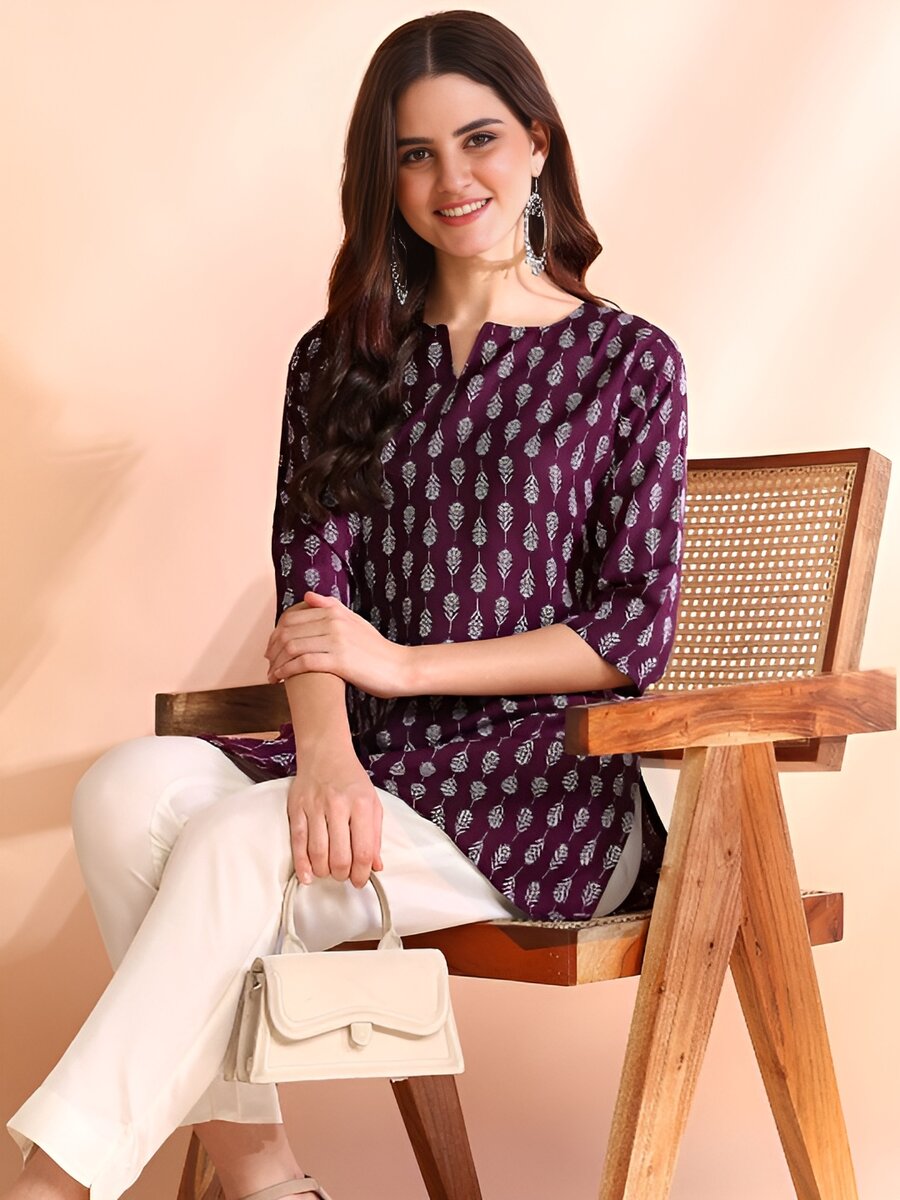 NEW ARRIVAL RAYON DIGITAL PRINTED SHORT KURTI DAILY WEAR WHOLESALE PRICE ETHNIC GARMENT (1)