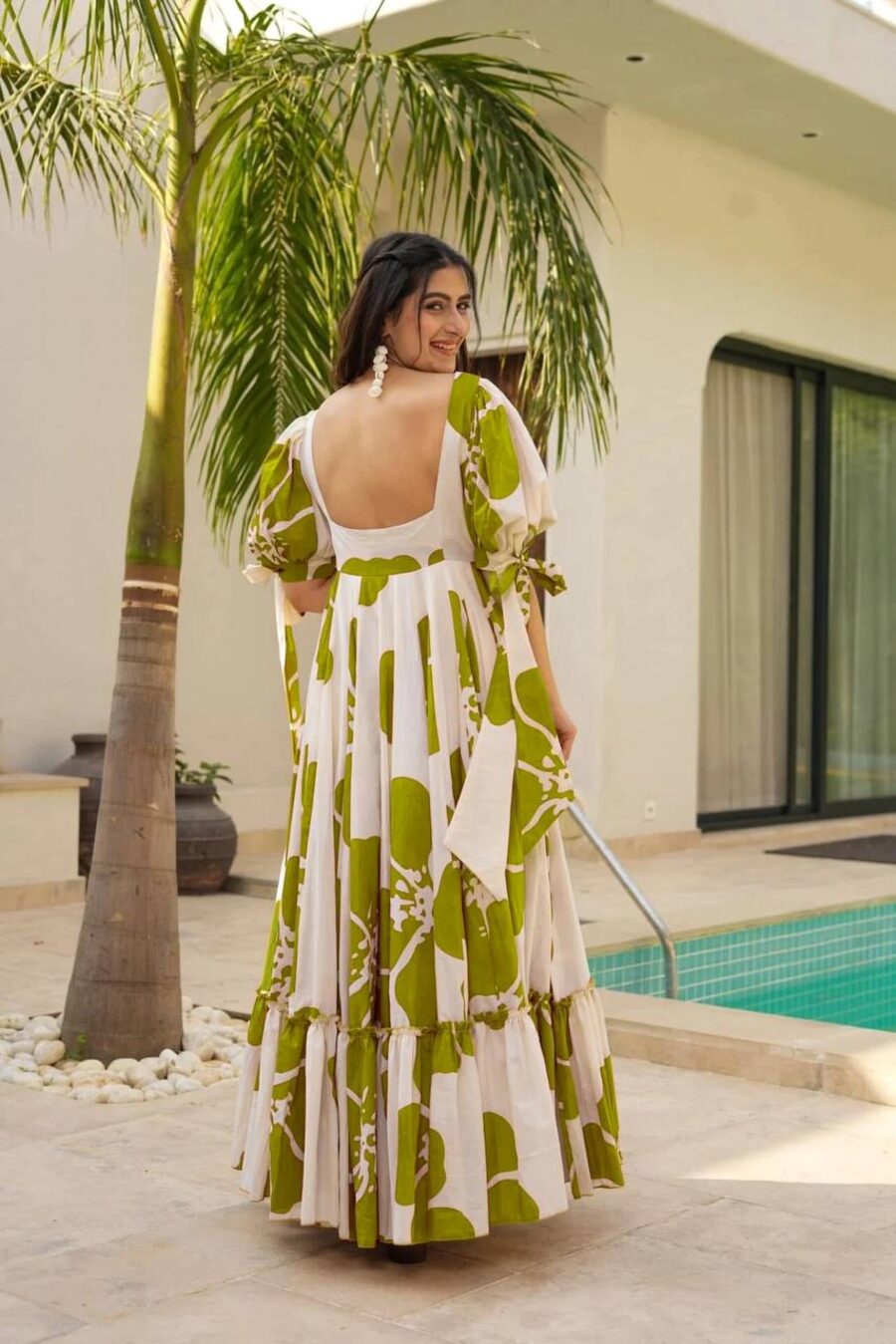 NEW ARRIVAL RAYON DIGITAL PRINTED WORK ONE PEICE DRESS PARTY WEAR WHOLESALE PRICE ETHNIC GARMENT (13)