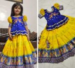 NEW ARRIVAL SILK DIGITAL PRINT WITH EMBROIDERY CUTWORK LACE BORDER WORK KID’S TOP LEHENGA FESTIVE WEAR WHOLESALE PRICE ETHNIC GARMENT (5)