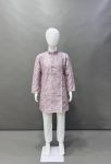 NEW ARRIVAL SILK SILVER AND MATE SEQUENCE WITH EMBROIDERY WORK KID’S KURTA PAYAJAMA FESTIVE WEAR WHOLESALE PRICE ETHNIC GARMENT (13)