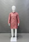 NEW ARRIVAL SILK SILVER AND MATE SEQUENCE WITH EMBROIDERY WORK KID’S KURTA PAYAJAMA FESTIVE WEAR WHOLESALE PRICE ETHNIC GARMENT (12)