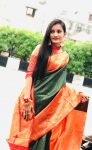 NEW ARRIVAL SOFT LICHI SILK CLOTH JACQUARD WORK SAREE WITH UNSTITCHED BLOUSE SEASONABLE WEAR WHOLESALE PRICE ETHNIC GARMENT (3)