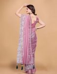 NEW ARRIVAL TWILL NET MULTI WORK PIPING LATKAN SAREE WITH UNSTITCHED BLOUSE PARTY WEAR WHOLESALE PRICE ETHNIC GARMENT (26)