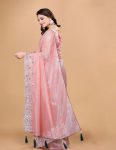 NEW ARRIVAL TWILL NET MULTI WORK PIPING LATKAN SAREE WITH UNSTITCHED BLOUSE PARTY WEAR WHOLESALE PRICE ETHNIC GARMENT (30)