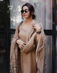 NEW ARRIVAL VISCOSE VERTICAN PLAIN TOP BOTTOM WITH DUPATTA CASAUL WEAR WHOLESALE PRICE ETHNIC GARMENT (5)
