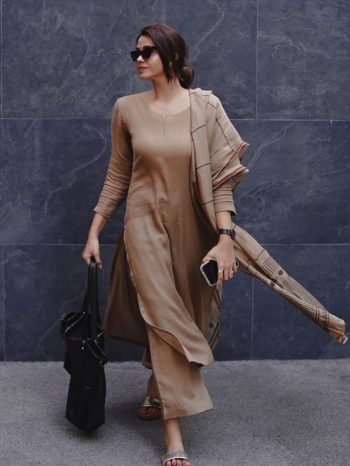 NEW ARRIVAL VISCOSE VERTICAN PLAIN TOP BOTTOM WITH DUPATTA CREAM