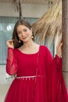 RICH LOOK 61 GRAM GEORGETTE FANCY LACE WOEK TOP SHARARA WITH DUPATTA FESTIVE WEAR WHOLESALE PRICE ETHNIC GARMENT (4)