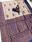 RICH LOOK BANARASI SILK FLOWERS AND MINA DESIGN AND ZARI WEAVING WORK SAREE WITH UNSTITCHED BLOUSE FESTIVE WEAR WHOLESALE PRICE ETHNIC GARMENT (4)