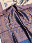 RICH LOOK BANARASI SILK FLOWERS AND MINA DESIGN AND ZARI WEAVING WORK SAREE WITH UNSTITCHED BLOUSE FESTIVE WEAR WHOLESALE PRICE ETHNIC GARMENT (4)
