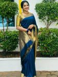 RICH LOOK BANARASI SOFT SILK WEAVING BORDER WORK SAREE WITH UNSTITCHED BLOUSE PARTY WEAR WHOLESALE PRICE ETHNIC GARMENT (2)