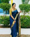 RICH LOOK BANARASI SOFT SILK WEAVING BORDER WORK SAREE WITH UNSTITCHED BLOUSE PARTY WEAR WHOLESALE PRICE ETHNIC GARMENT (2)