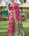 RICH LOOK BANARASI SOFT SILK WEAVING WORK SAREE WITH UNSTITCHED BLOUSE WEDDING WEAR WHOLESALE PRICE ETHNIC GARMENT (3)