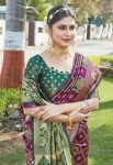 RICH LOOK BANARASI SOFT SILK WEAVING WORK SAREE WITH UNSTITCHED BLOUSE WEDDING WEAR WHOLESALE PRICE ETHNIC GARMENT (1)