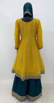 RICH LOOK CHINON EMBROIDERY WORK TOP PALAZZO WITH DUPATTA PARTY WEAR WHOLESALE PRICE ETHNIC GARMENT (3)
