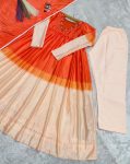 RICH LOOK CHINON SILK EMBROIDERY WORK WITH PRINTED WORK ALIA CUT GOWN BOTTOM WITH DUPATTA CASUAL WEAR WHOLESALE PRICE ETHNIC GARMENT (10)