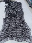 RICH LOOK EMBROIDERY SEQUENCE WORK WITH SEQUENCE LACE WORK SAREE WITH UNSTITCHED BLOUSE PARTY WEAR WHOLESALE PRICE ETHNIC GARMENT (2)