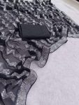 RICH LOOK EMBROIDERY SEQUENCE WORK WITH SEQUENCE LACE WORK SAREE WITH UNSTITCHED BLOUSE PARTY WEAR WHOLESALE PRICE ETHNIC GARMENT (2)
