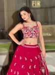 RICH LOOK GEORGETTE THREAD WITH SEQUENCE AND CODING DORI WORK LEHENGA CHOLI WITH DUPATTA WEDDING WEAR WHOLESALE PRICE ETHNIC GARMENT (3)