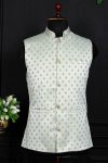 RICH LOOK JACQUARD ONLY KOTI OFF WHITE