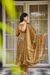 RICH LOOK JIMMY CHOO THREAD WORK GOWN BOTTOM WITH DUPATTA PARTY WEAR WHOLESALE PRICE ETHNIC GARMENT (2)