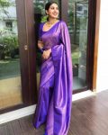 RICH LOOK LICHI SILK JACQUARD WORK SAREE WITH UNSTITCHED BLOUSE BRIDAL WEAR WHOLE SALE PRICE THNIC GARMENT (2)