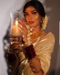 RICH LOOK LICHI SILK JACQUARD WORK SAREE WITH UNSTITCHED BLOUSE SEASONABLE WHOLESALE PRICE ETHNIC GARMENT (6)