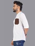 RICH LOOK LINEN HAND-WOVEN DESIGNS MEN’S SHORT KURTA OFFICE WEAR WHOLESALE PRICE ETHNIC GARMENT (4)