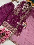 RICH LOOK ORGANZA SILK ZARI AND SEQUENCE EMBROIDERY WORK TOP PALAZZO WITH DUPATTA FESTIVE WEAR WHOLESALE PRICE ETHNIC GARMENT (8)