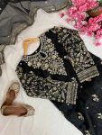 RICH LOOK ORGANZA SILK ZARI AND SEQUENCE EMBROIDERY WORK TOP PALAZZO WITH DUPATTA FESTIVE WEAR WHOLESALE PRICE ETHNIC GARMENT (14)