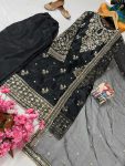 RICH LOOK ORGANZA SILK ZARI AND SEQUENCE EMBROIDERY WORK TOP PALAZZO WITH DUPATTA FESTIVE WEAR WHOLESALE PRICE ETHNIC GARMENT (14)