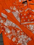 RICH LOOK RANGOLI PLAIN LEHENGA WITH EMBROIDERY WORK BLOUSE AND KOTI PARTY WEAR WHOLESALE PRICE ETHNIC GARMENT (5)