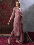 RICH LOOK RAYON SLUB DIGITAL PRINTED TOP BOTTOM WITH DUPATTA PINK