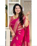 RICH LOOK SOFT SILK GOLD ZARI WEAVING WORK SAREE WITH INSTITCHED BLOUSE FESTIVE WEAR WHOLESALE PRICE ETHNIC GARMENT (6)