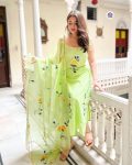 RICH LOOK VISCOSE TWILL PRINTED TOP BOTTOM WITH DUPATTA PARTY WEAR WHOLESALE PRICE ETHNIC GARMENT (4)