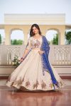 TRADITIONAL TISSUE SILK EMBROIDERY THREAD SEQUENCE WORK LEHENGA CHOLI WITH DUPATTA WEDDING WEAR WHOLESALE PRICE ETHNIC GARMENT (14)