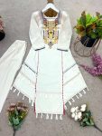 TRENDING COTTON EMBROIDERY SEQUENCE WORK WITH REAL MIRROR WORK CO-ORD SET FESTIVAL WEAR WHOLESALE PRICE ETHNIC GARMENT (2)