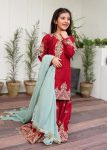 TRENDING CREPE SILK EMBROIDERY SEQUENCE WORK MOTHER DAUGHTER SET FESTIVE WEAR WHOLESALE PRICE ETHNIC GARMENT (5)