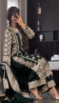 TRENDING GEORGETTE EMBROIDERY SEQUENCE WORK TOP BOTTOM WITH DUPATTA FESTIVE WEAR WHOLESALE PRICE ETHNIC GARMENT (3)