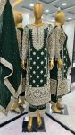 TRENDING GEORGETTE EMBROIDERY SEQUENCE WORK TOP BOTTOM WITH DUPATTA FESTIVE WEAR WHOLESALE PRICE ETHNIC GARMENT (3)